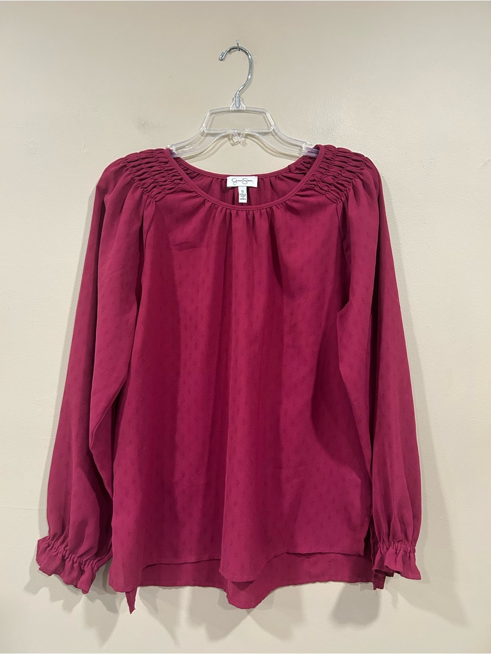 Jessica Simpson Women's Textured Blouse Size Large